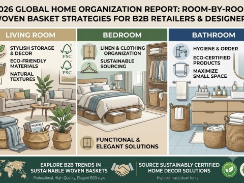 2026 Global Home Organization Report: Room-by-Room Woven Basket Strategies for B2B Retailers & Designers